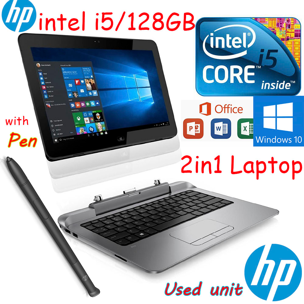 ใหม่ 2in1 ปากกาทัชสกรีน 85% สําหรับแล็ปท็อป HP Pro x2 612 G1 12.5 นิ้ว Intel Core i5 4302Y 1.6GHz 4G