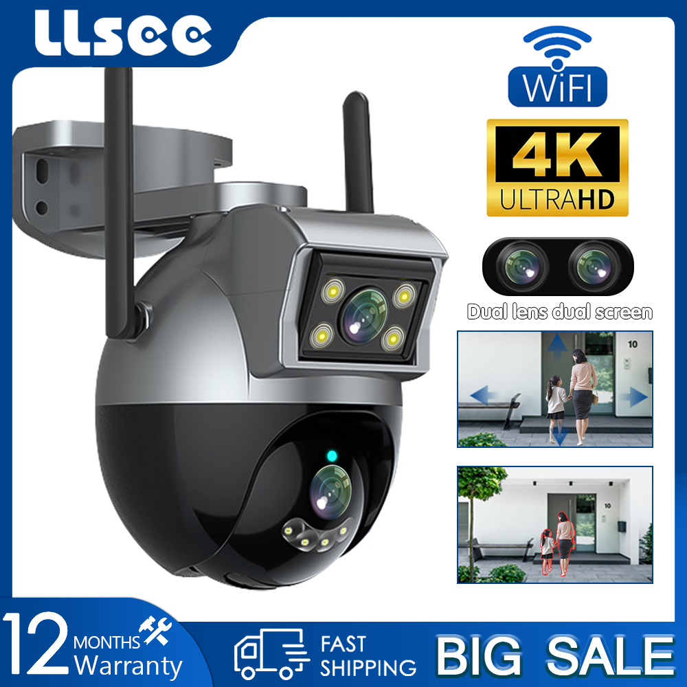 LLSEE กล้องวงจรปิด wifi 360, กล้องวงจรปิดไร้สายกลางแจ้ง, การเชื่อมต่อไร้สายภายในบ้านโทรศัพท์มือถือใน