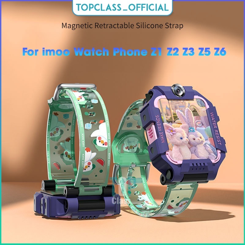 แบนด์นาฬิกาที่มีธีมการ์ตูนสำหรับ imoo Watch Phone Z1 Z2 Z5 Z6 Smart Watch