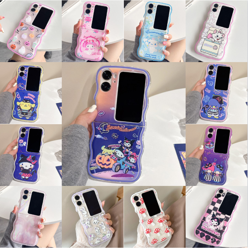 เคสซิลิโคนนิ่ม ลายฮาโลวีน กันตก สําหรับ OPPO Find N3 Flip OPPO Find N2