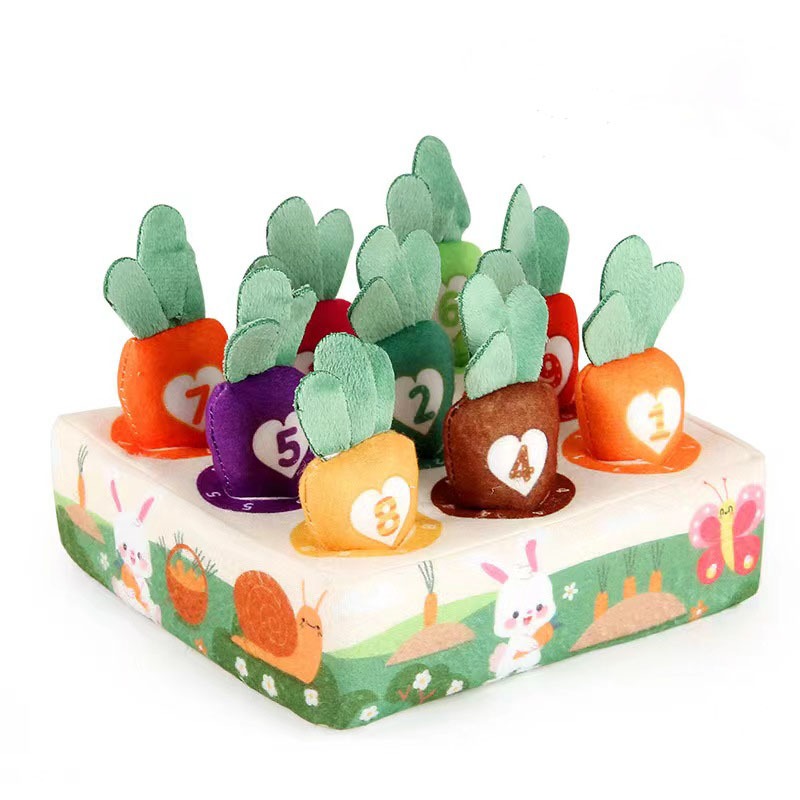 Montessori Toys Babies Carrot Harvest Game Early Education ของเล่นเด็ก 6 เดือนเหนือ - รูปที่ 6