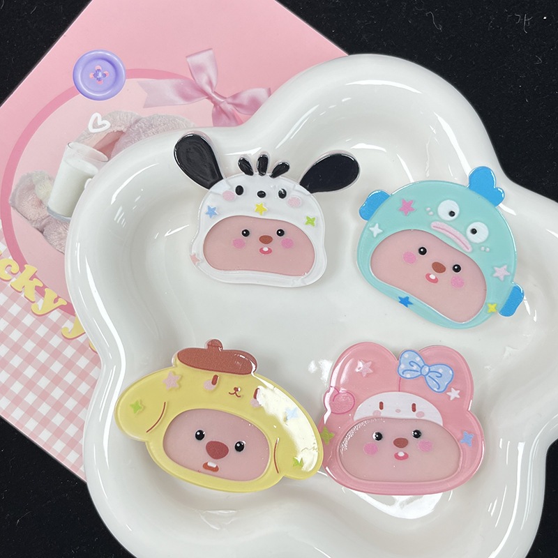 Loppy Sanrio กิ๊บติดผมน่ารักการ์ตูน Hairpin BB คลิปแฟชั่นเครื่องประดับผม