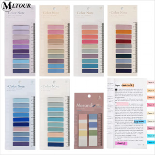 200 ชิ้น กระดาษโน้ตมีกาว สีสันสดใส โปร่งใส กระดาษโน้ตมีกาว ส…