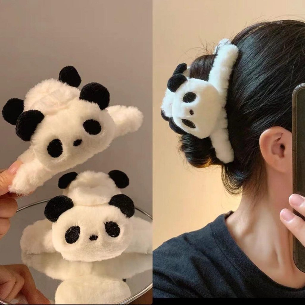 [Magpie] กิ๊บติดผม รูปตุ๊กตาแพนด้าน่ารัก เครื่องประดับผม แฟชั่นฤดูใบไม้ร่วง และฤดูหนาว สําหรับผู้หญิง