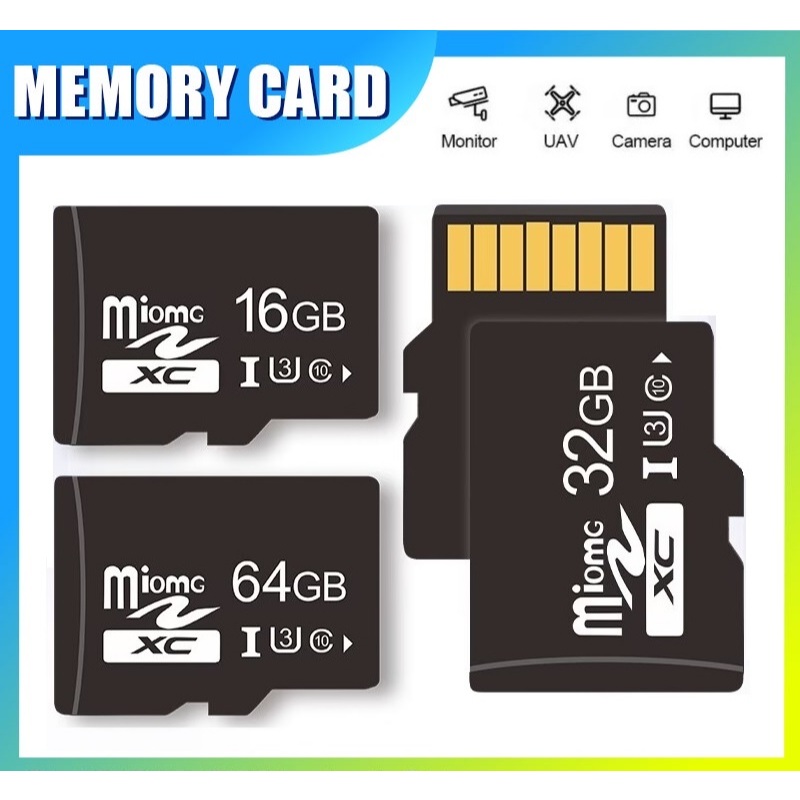 กล้องวงจรปิดบันทึกวิดีโอ Class 10 TF Card 128GB 64GB 32GB 16GB ความเร็วสูง สําหรับเล่นกีฬา