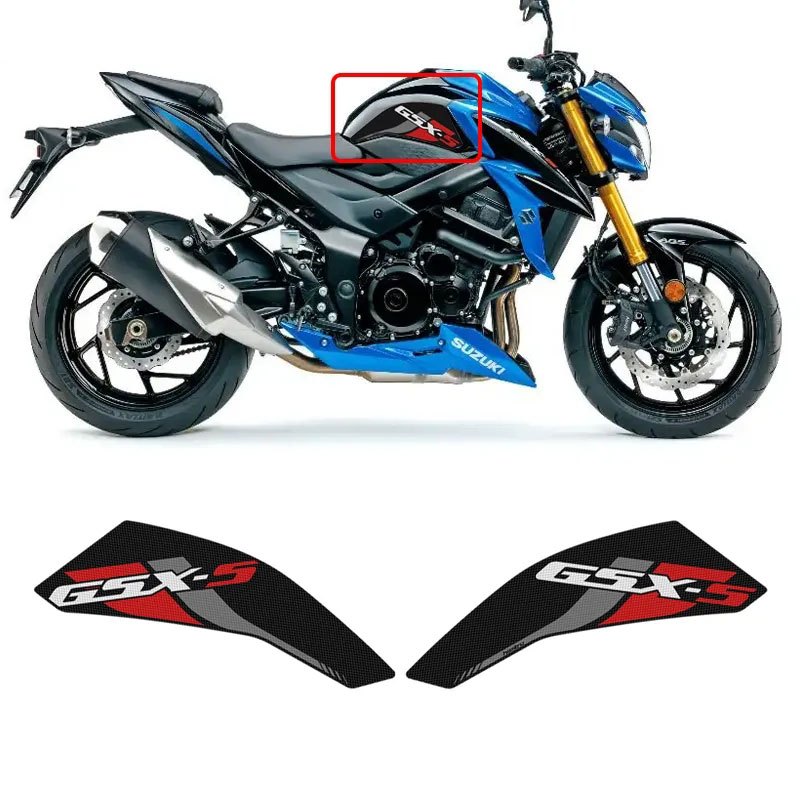 แผ่นสติกเกอร์ติดถังน้ํามัน กันลื่น สําหรับ SUZUKI GSX-S750 GSXS750 GSX-S750Z 2017- 2020 2021
