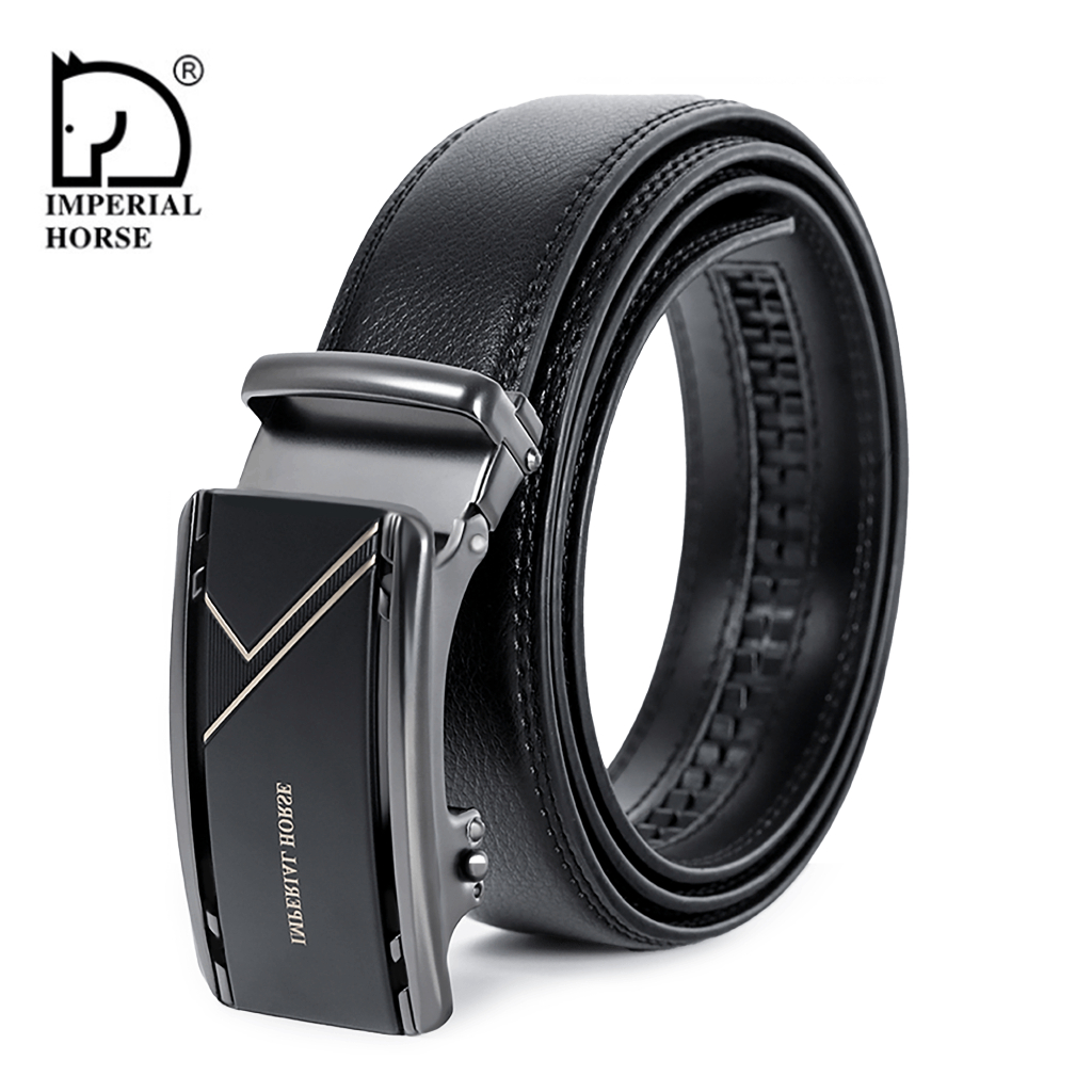 Imperial Horse 915 เข็มขัดหนัง หัวเข็มขัดอัตโนมัติ สําหรับผู้ชาย