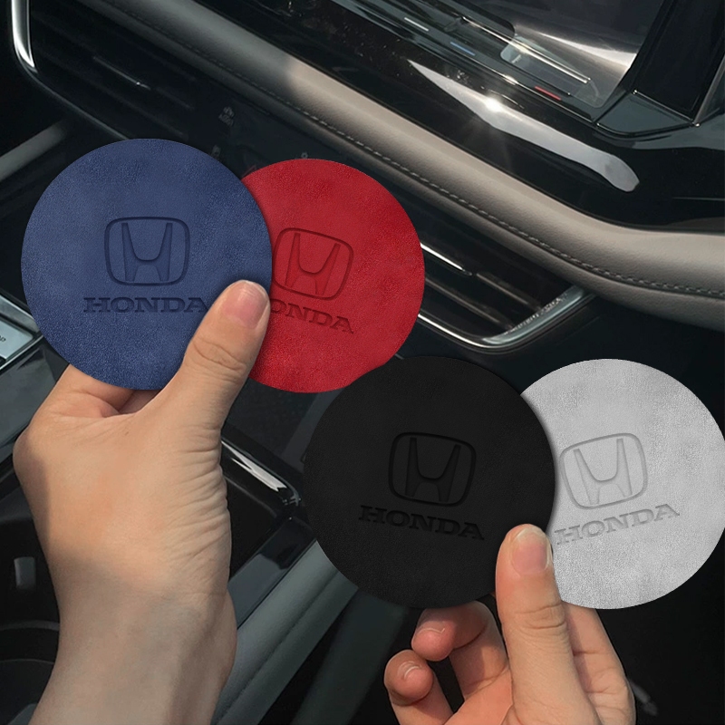 แผ่นรองแก้ว กันลื่น ลายโลโก้รถยนต์ สําหรับ Honda Dio Fit3 Rd1 Civic Binzhi XRV CRV Accord 1 คู่ - รูปที่ 4