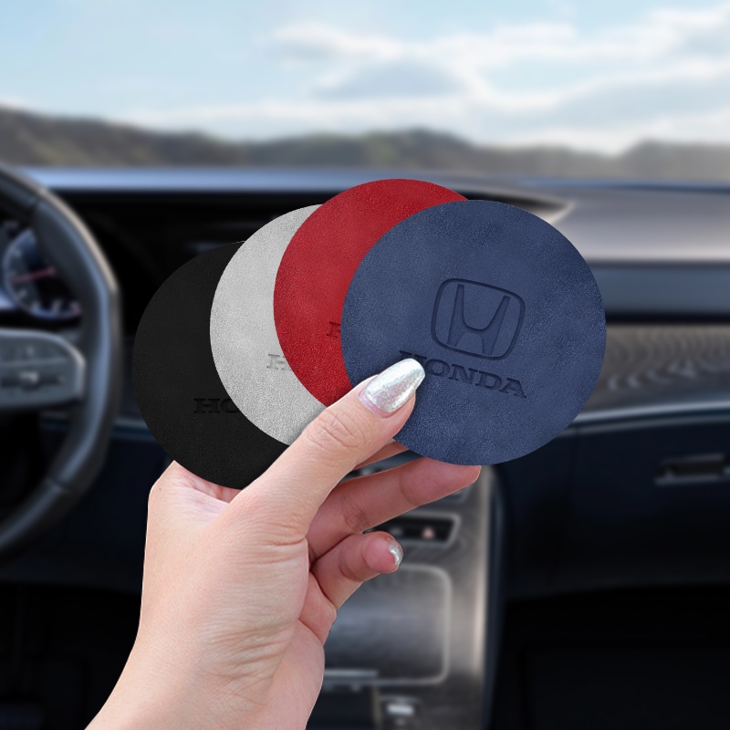แผ่นรองแก้ว กันลื่น ลายโลโก้รถยนต์ สําหรับ Honda Dio Fit3 Rd1 Civic Binzhi XRV CRV Accord 1 คู่ - รูปที่ 3