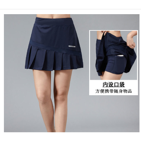 กระโปรงสั้น เอวสูง แต่งจับจีบ เหมาะกับใส่เล่นกีฬาแบดมินตัน วิ่งมาราธอน แฟชั่นฤดูร้อน 2023