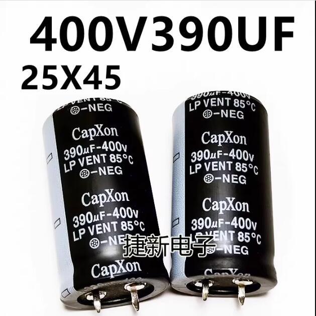 390UF 45mm Electrolytic 400V CapXon 25 x 60mm Jianghai Capacitor pxa6