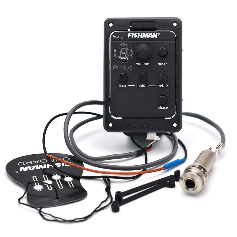 Fishman Presys 101 3 Band กีต้าร์โปร่ง Equalizer Tuner Pickup
