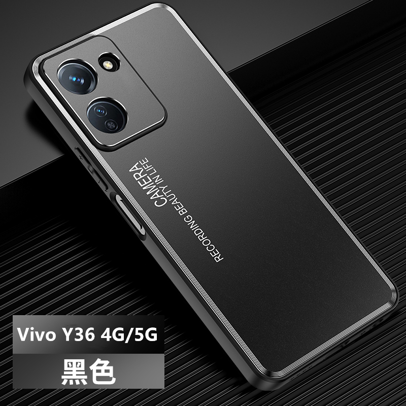 Vivo Y27 5G สําหรับ Vivo Y36 5Gfrosted อลูมิเนียม + TPU กันกระแทกเคสโทรศัพท์ฝาครอบ