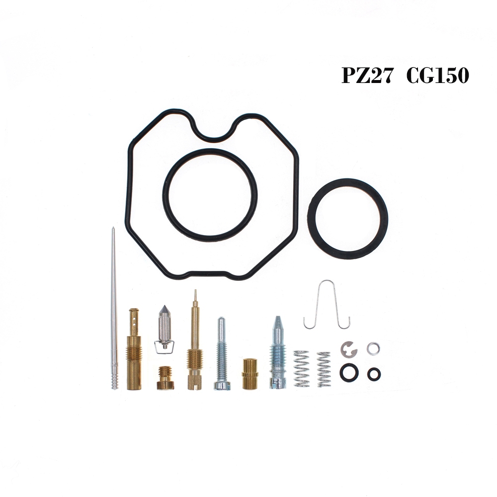 ชุดซ่อมคาร์บู PZ27 CG150 Carb สําหรับรถจักรยานยนต์ Honda ชุดซ่อมคาร์บูเรเตอร์รถจักรยานยนต์สำหรับ