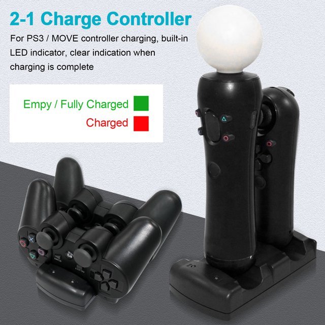 แท่นชาร์จ สําหรับ PS3 PS3 Move Wireless Controller