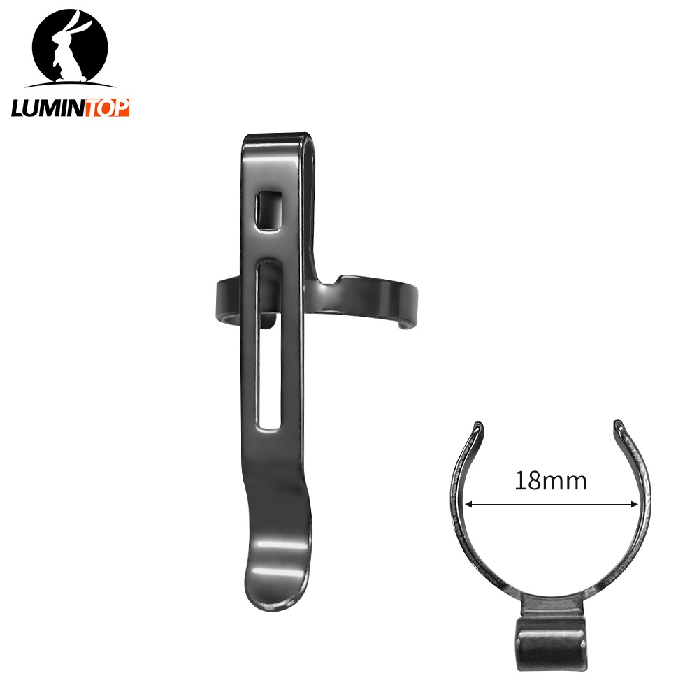 คลิปไฟฉายสําหรับ Lumintop E05C ขนาด Φ43.2*18 และคลิป 1.0 มม. สําหรับไฟฉาย