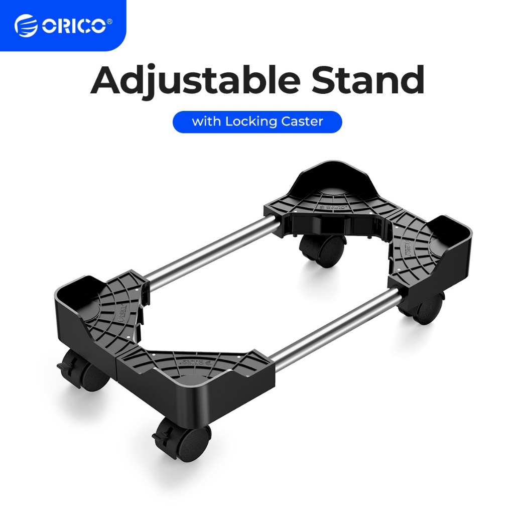 Orico ABS คอมพิวเตอร์ CPU ขาตั้งล้อขาตั้งแนวตั้งที่มั่นคงสําหรับกรณีคอมพิวเตอร์ PC Tower กันน้ําความร้อน Hollow Design (CPB4)