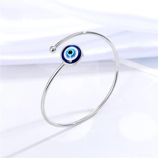แฟชั ่ น Retro Blue Evil Eye สร ้ อยข ้ อมือปรับสร ้ อยข ้ อมือ Lucky กําไลสําหรับผู ้ ชายและผู ้ หญิง Vintage เครื ่ องประดับของขวัญ