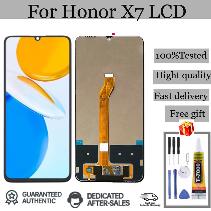 แผงหน้าจอสัมผัส LCD สําหรับ Huawei Honor X7 2022 CMA-LX2 CMA-LX1 CMA-LX3 Honor X7