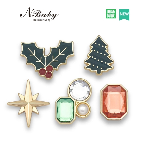Nbaby ใหม่ crocs jibbitz Charms / รองเท้าแตะ คุณภาพสูง / jibbitz Set / crocs jibbitz / Birthdaypresent