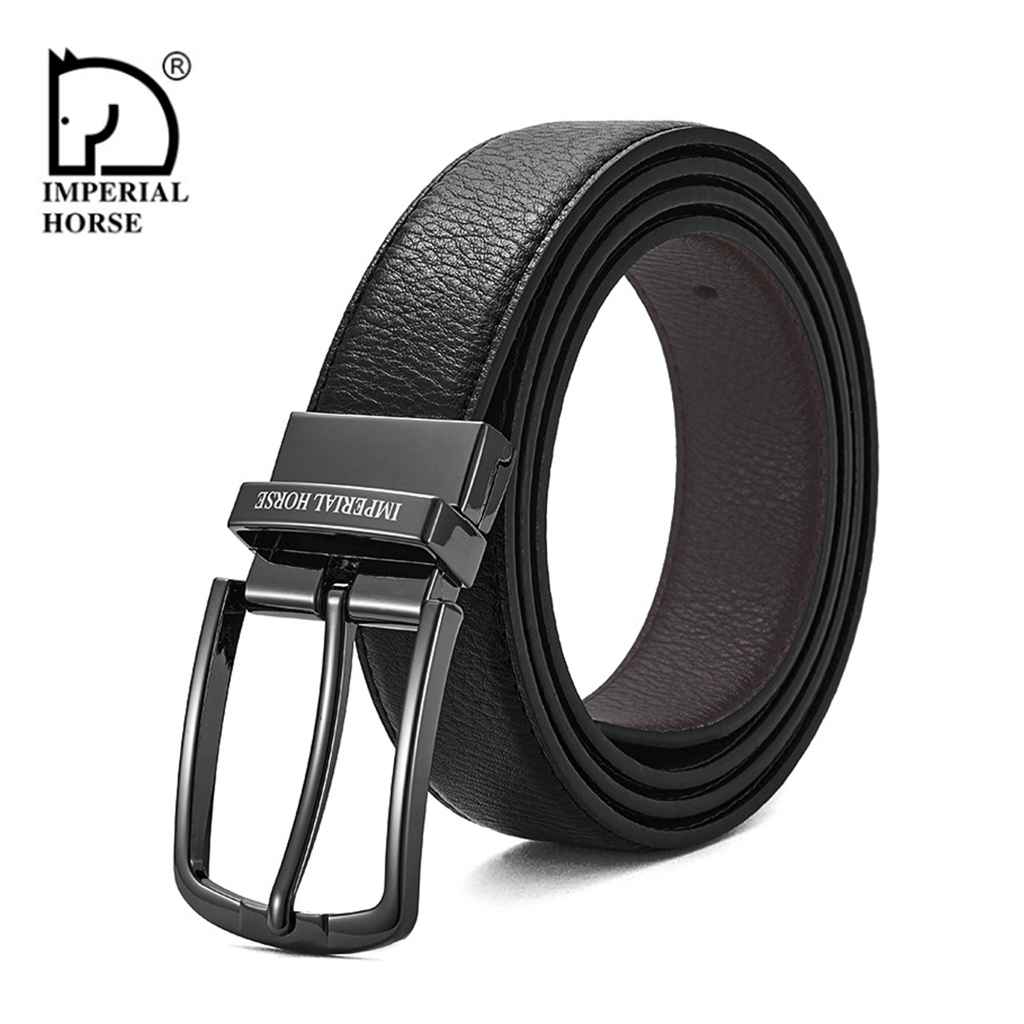Imperial Horse H4150 เข็มขัดลําลอง สองด้าน สไตล์คลาสสิก สําหรับผู้ชาย
