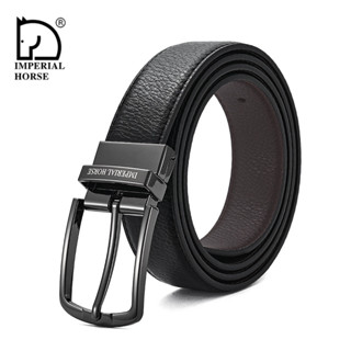 Imperial Horse H4150 เข็มขัดลําลอง สองด้าน สไตล์คลาสสิก สําห…