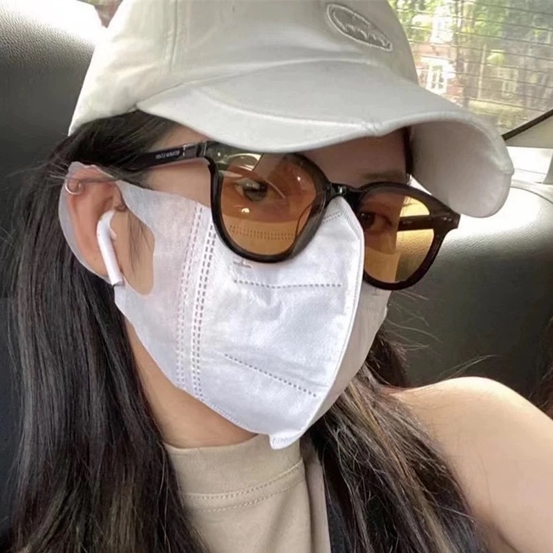 【ท้องถิ่นไทย】แว่นตากันแดด ทรงสี่เหลี่ยม สไตล์เกาหลี เลนส์สี แฟชั่นคู่รัก สําหรับผู้หญิง และผู้ชาย LANG - รูปที่ 3