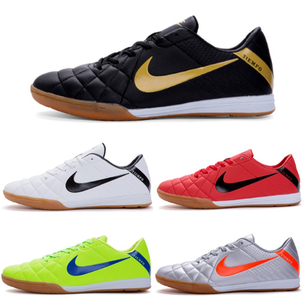 จัดส่งภายใน 24 ชั่วโมง 19 Tiempo Turf ระบายอากาศได้สะดวกสบาย คุณภาพสูง กีฬากลางแจ้งสำหรับผู้ชาย รองเท้าฟุตบอล ราคาถูก ​รองเท้าสตั๊ด
