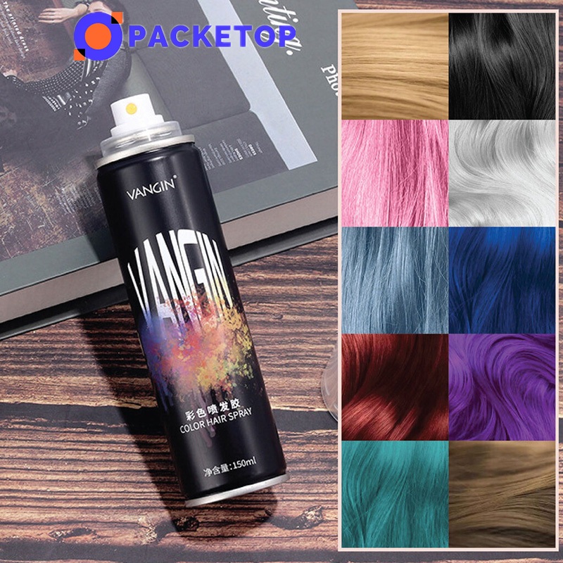 VANGIN สเปรย์ฉีดสีผมแฟชั่น สเปรย์สีผมชั่วคราว VANGIN Hair Color Spray 150 ml
