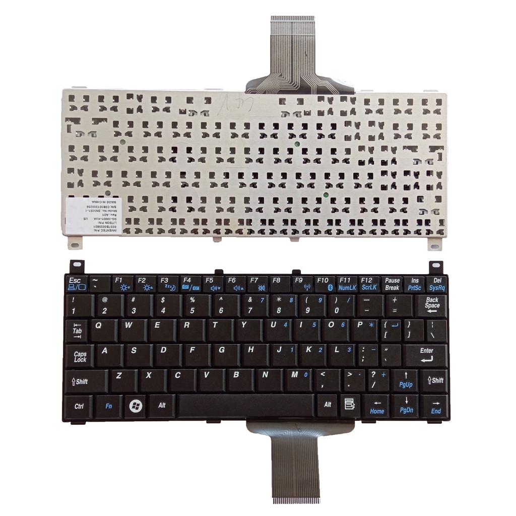 ใหม่สําหรับโตชิบา NB100 mini NB100-01E02H NB100-01G NB105 US คีย์บอร์ดสีดํา