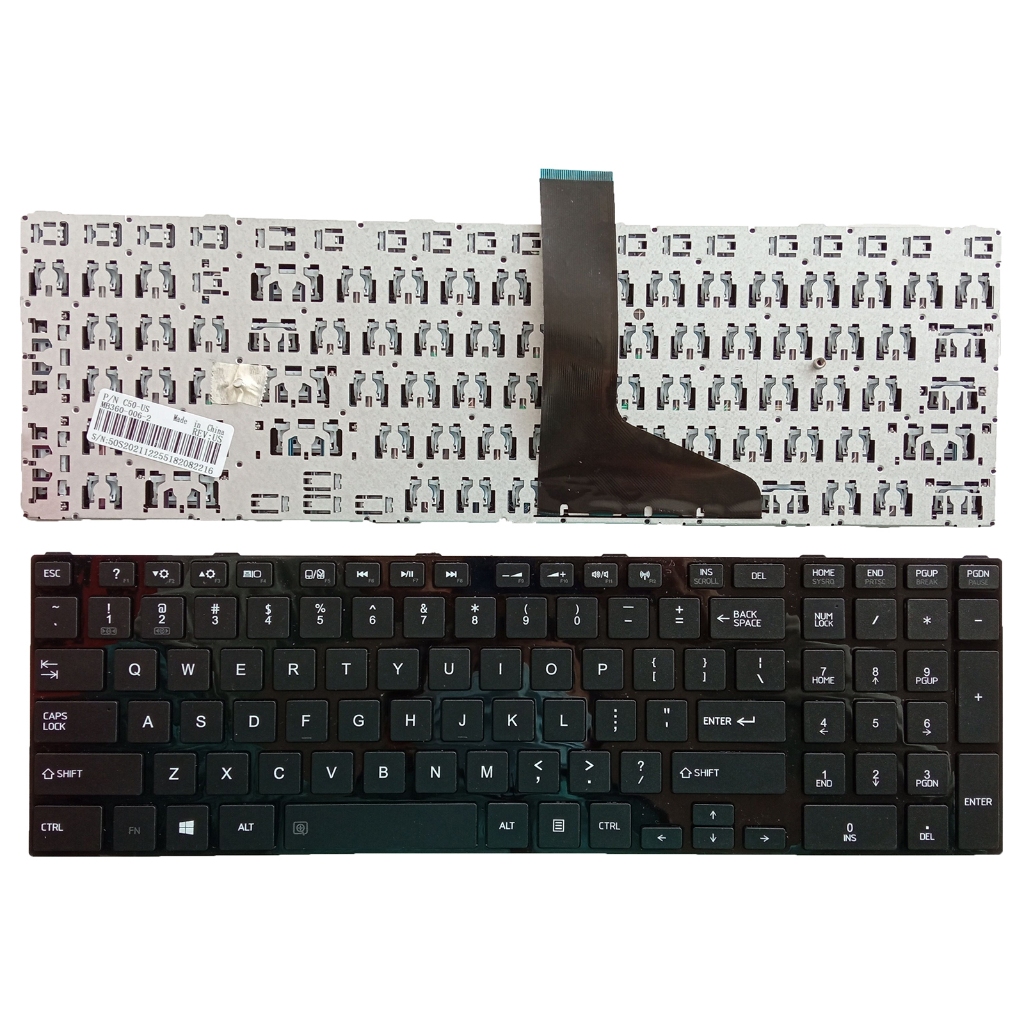 ใหม่สําหรับโตชิบา Satellite C50-A C50 C50-A-137 C55 C55-A-1N1 C55-A US แป้นพิมพ์แล็ปท็อปกรอบ
