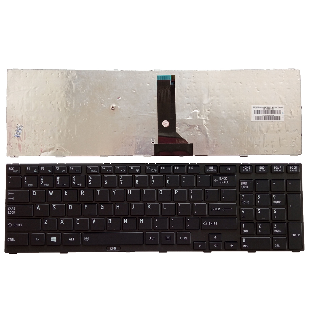 แป้นพิมพ์ US สําหรับโตชิบา Tecra R850-10W R850-1C3-1CD-168 -1E7-1CU R850-14K -15E R850-1DD