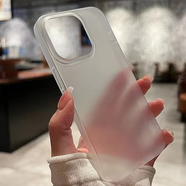 เคสโทรศัพท์มือถือ แบบบางพิเศษ ป้องกันลายนิ้วมือ สีเหลือง สําหรับ IPhone 11 12 13 14 15 PRO MAX