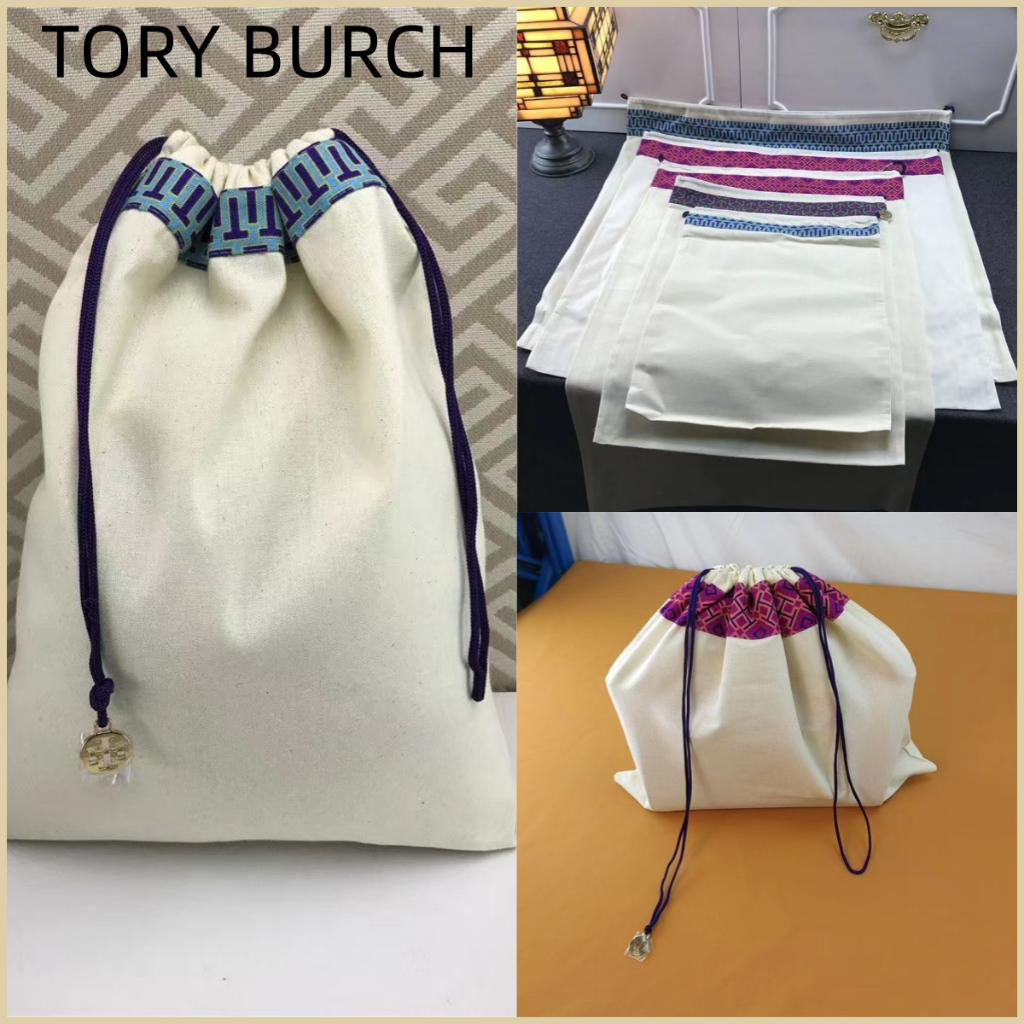 tory burch กระเป๋าหูรูด ป้องกันฝุ่น สําหรับเก็บของ
