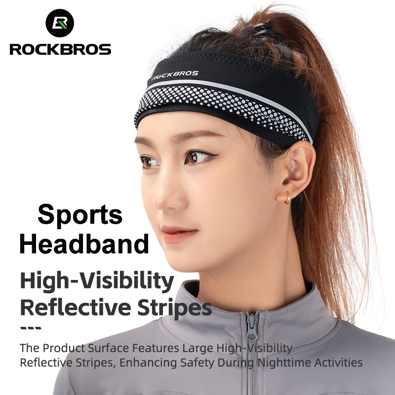 [Fulfilled by Shopee]ROCKBROS ที่คาดศีรษะ กีฬา ซับเหงื่อ แถบคาดศีรษะ ป้องกันเหงื่อ ที่คาดผม ฤดูร้อน วิ่ง ขี่จักรยาน ผ้าพันคอ