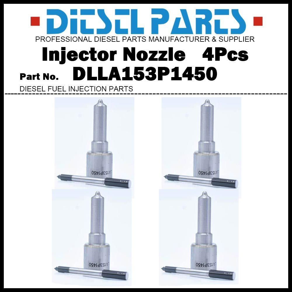 เคล็ดลับหัวฉีดหัวฉีดน้ํามันเชื้อเพลิงดีเซล 4x 0433171898 DLLA153P1450 สําหรับ KIA Sorento 2.5D 33800