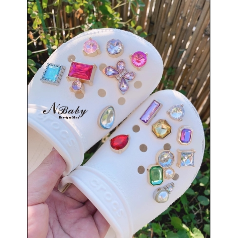 Nbaby ใหม่ crocs jibbitz Charms / รองเท้าแตะ คุณภาพสูง / jibbitz Set / crocs jibbitz / Birthdaypresent