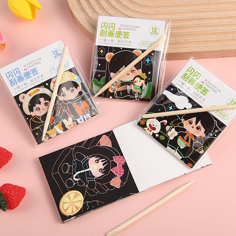 สมุดวาดภาพระบายสี รูปกราฟฟิตี้ สีสันสดใส แบบสร้างสรรค์ สําหรับเด็ก SG083 - รูปที่ 2