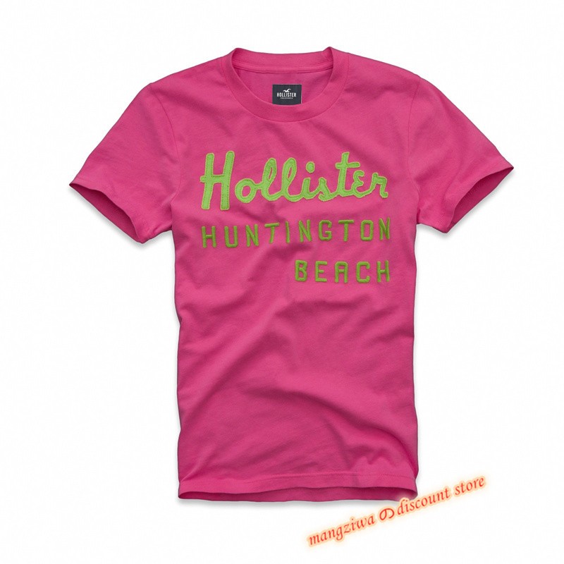 เสื้อยืดผู้ชาย Hollister t-shirt men ของแท้ 100% ฝ้าย Classic fit