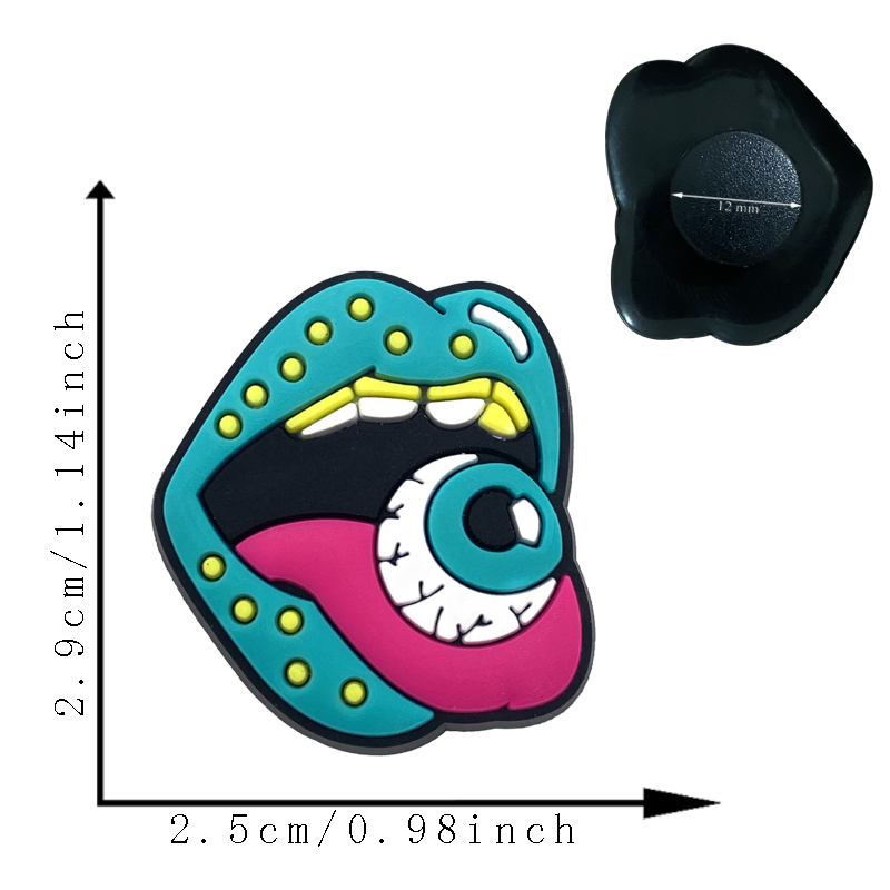 เครื่องประดับรองเท้า จิ๊บบิท 49 รูปแบบของการตกแต่งซีรีส์ฮาโลวีนใส่เสน่ห์พร้อมปุ่ม
