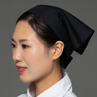 หมวกเชฟ ที่คาดผม ทรงสามเหลี่ยม เหมาะกับใส่ทํางานในร้านอาหาร สําหรับผู้ชาย และผู้หญิง
