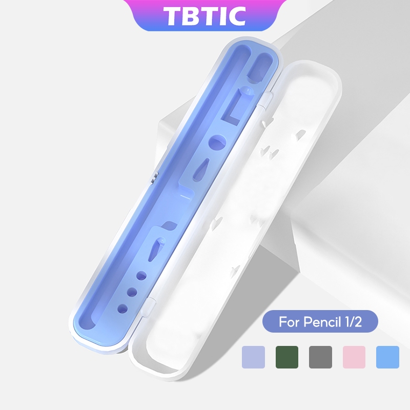Tbtic สําหรับ Apple Pencil Pro 2 1 กรณี 1st 2nd Gen Generation กล ่ องเก ็ บพลาสติกแบบพกพา