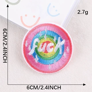 แผ่นแพทช์รีดติดเสื้อ ลายดอกทานตะวัน สีรุ้ง DIY สําหรับตกแต่งเสื้อผ้า