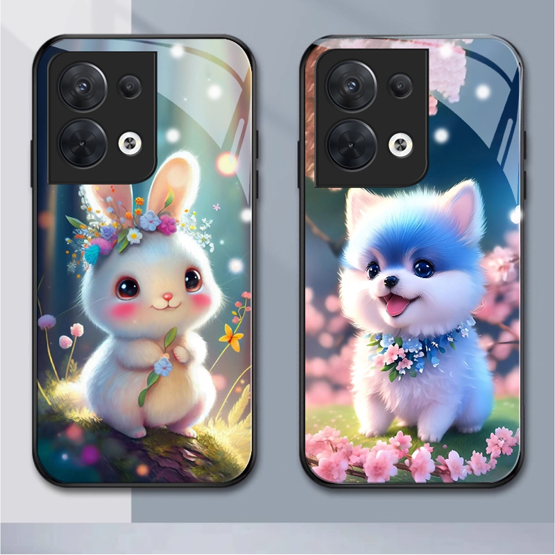 เคสโทรศัพท์มือถือแบบแก้ว กันกระแทก Diy สําหรับ OPPO reno 7 8 8Z 7 pro 7Z 6 6Z 5 5Pro 4 4se 3 2 2F Z F9 F11
