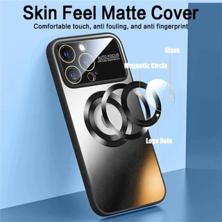 Magnetic Hard case สําหรับ iPhone 15 14 PRO MAX 14 Plus 13 12 16 PRO MAX 11 Anti drop กล้องเลนส์ป้องกันไร้สายชาร์จกันกระแทกปลอก