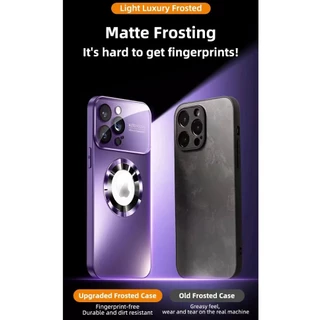 Magnetic Hard case สําหรับ iPhone 15 14 PRO MAX 14 Plus 13 12 16 PRO MAX 11 Anti drop กล้องเลนส์ป้องกันไร้สายชาร์จกันกระแทกปลอก
