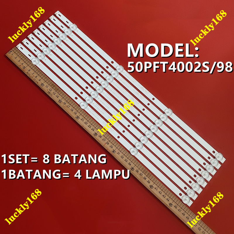 (ใหม่ 1 ชุด) 50PFT4002S/98 PHILIPS 50" LED TV BACKLIGHT / LED TV LAMP (READY STOCK) 50PFT4002 K500WD