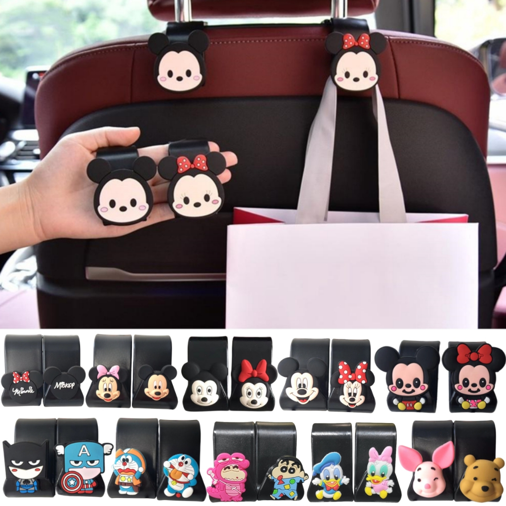 เบาะที่นั่งรถยนต์ Hook 1pcs เบาะเบาะหลังเบาะเบ็ดเบ็ดเบาะรองนั่ง Hooks Hooks ผู้ถือที่นั่งในรถ