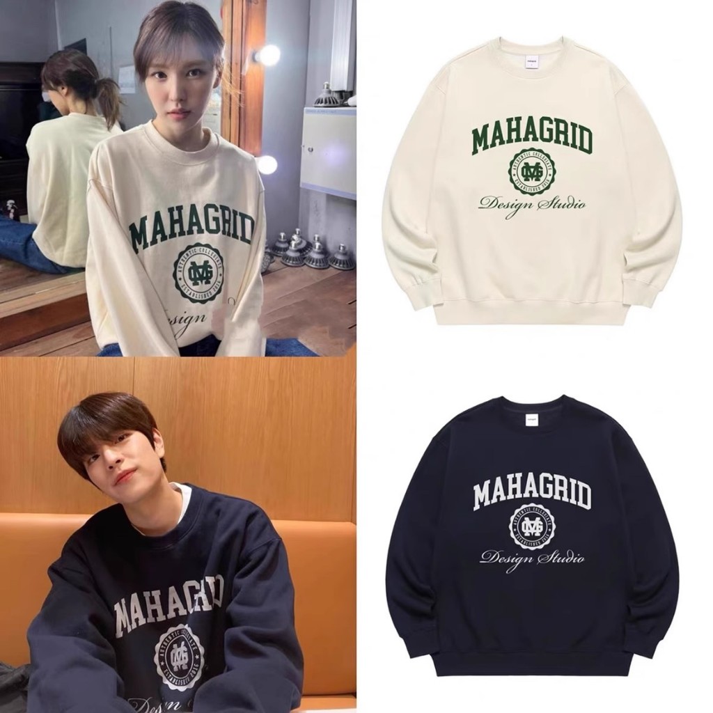 เสื้อกันหนาว พิมพ์ลาย Mardi Johannson Mahagrid MGD สําหรับผู้ชาย และผู้หญิง