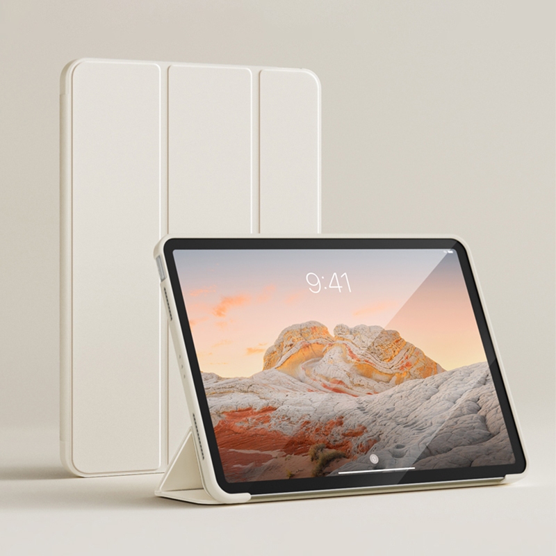 Kenke เคส ipad เคสหนัง PU นิ่ม TPU เรียบง่าย ไม่มีถาดปากกา สําหรับ ipad 10.9 นิ้ว air 4 ipad air 5 c